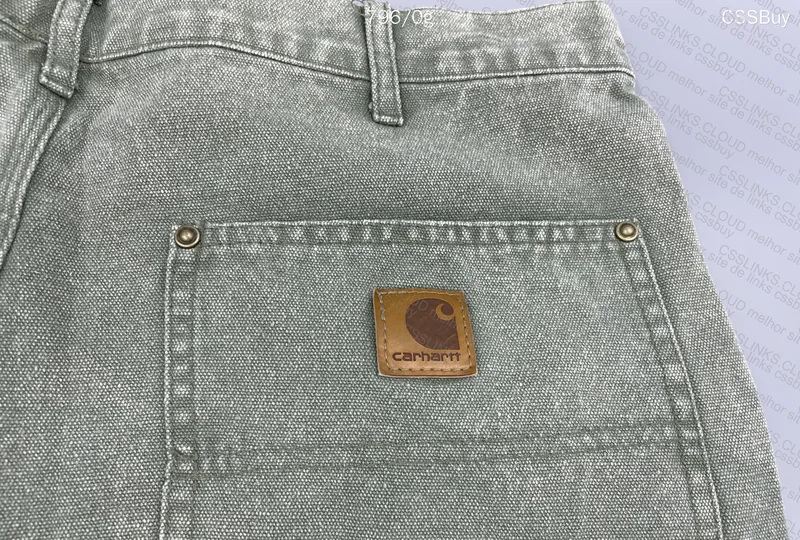 Carhartt Carpenter Moss Green Pants 4