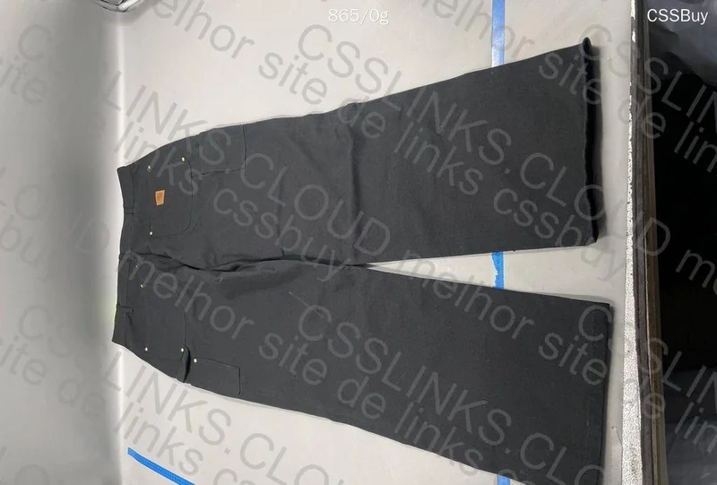 Black Carhartt Carpenter Pants 4