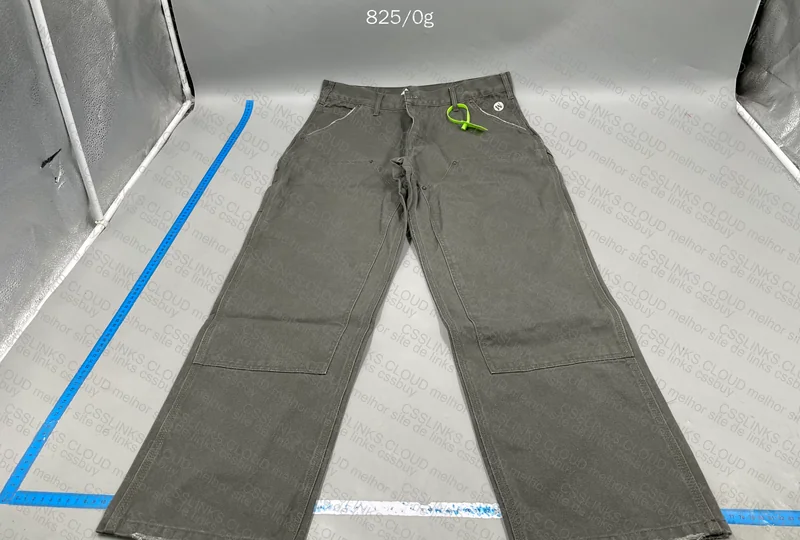 Carpenter Double Knee Moss Green Pants 2
