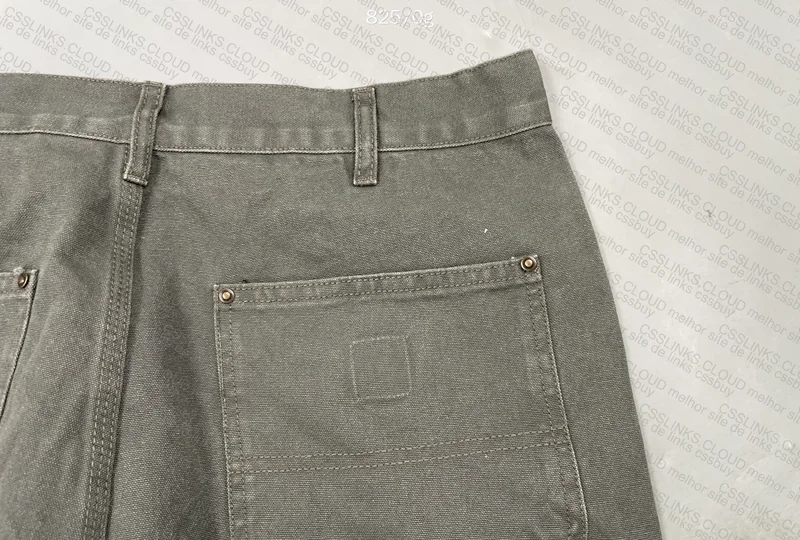 Carpenter Double Knee Moss Green Pants 5