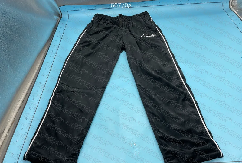 Black Velvet Corteiz Pants 2
