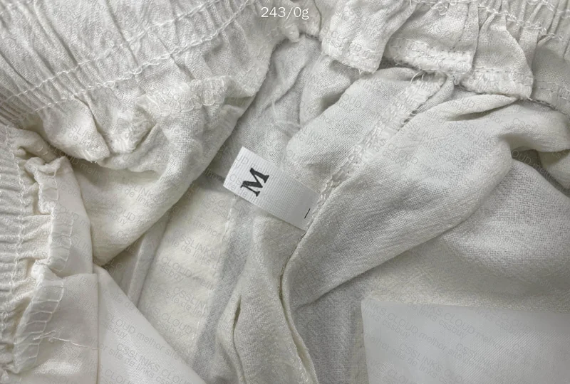 Linen Pants with Measurements