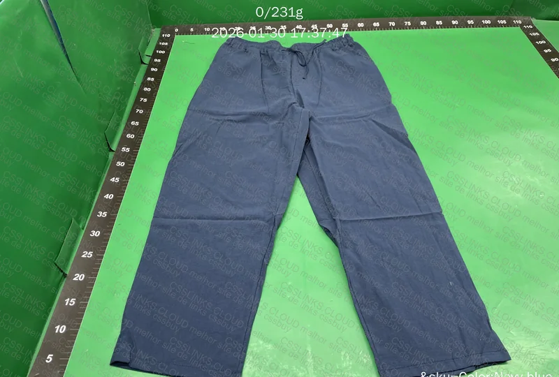 Calça de "linho" ultrabarata