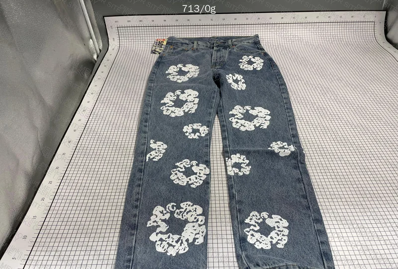 Denim Pants with Measurements
