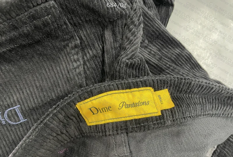 Dime Black Corduroy Pants