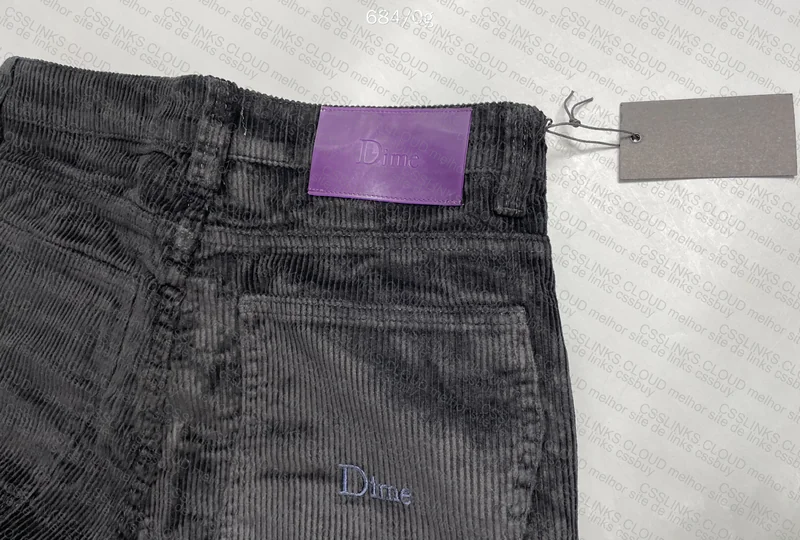 Dime Black Corduroy Pants 6