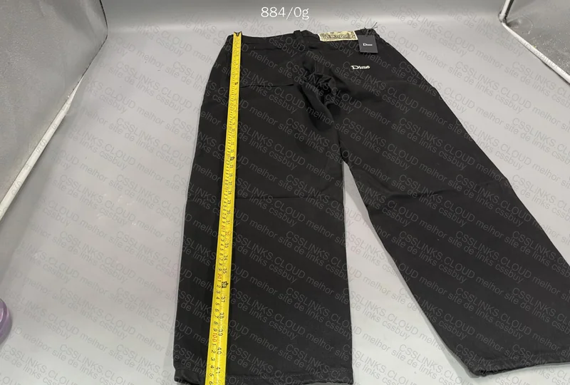 Dime Black Pants (with Measurements) 3