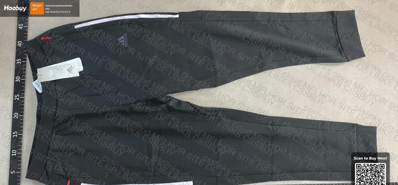 Black Adidas Sports Pants - 39Y 4