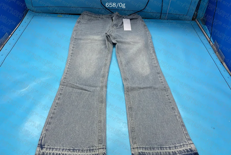 Blue Flared Pants 2