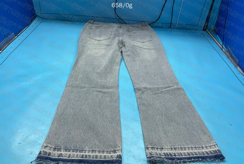 Blue Flared Pants 4