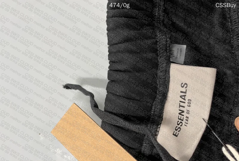 Black FOG Essentials Pants 3