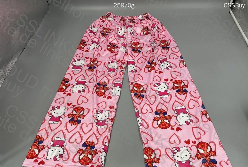 Hello Kitty + Spider-Man Pants 7