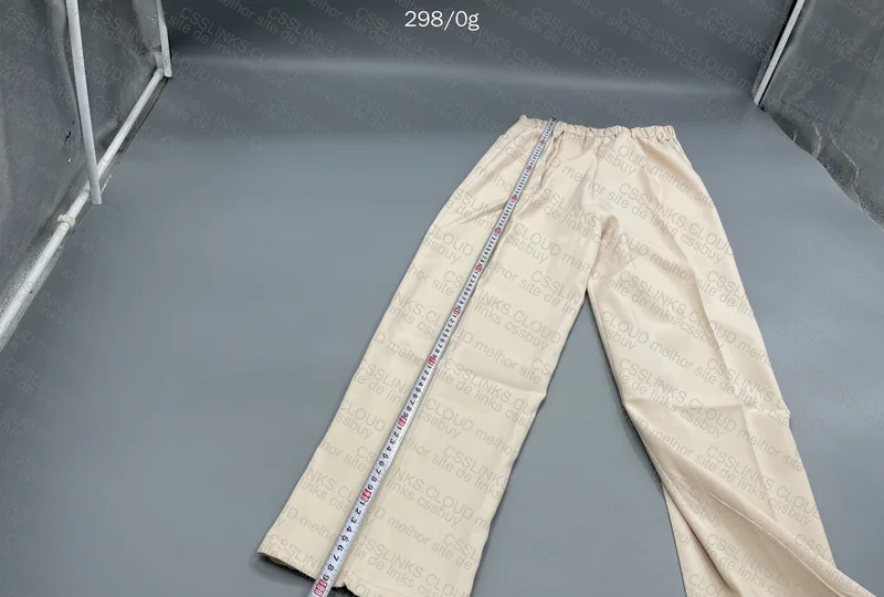 Ice Silk Pants with Measurements