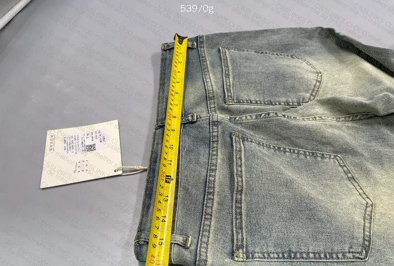 Light Blue Jeans with Measurements 6
