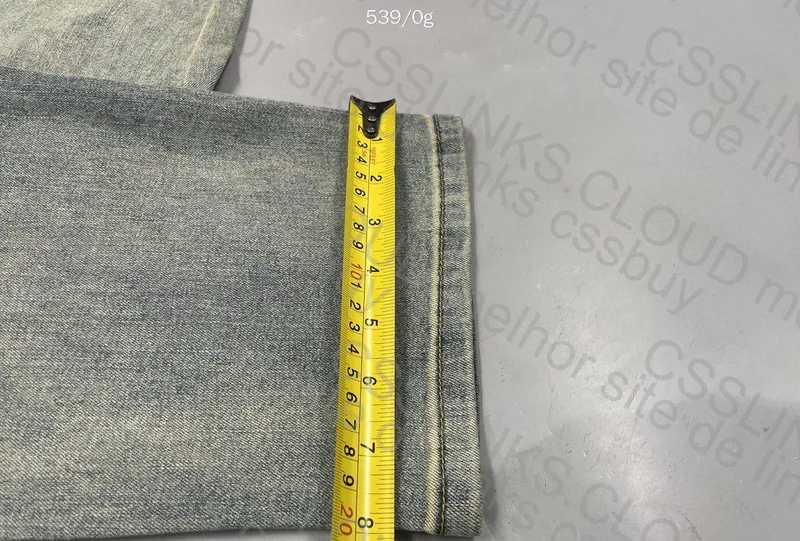 Light Blue Jeans with Measurements 7