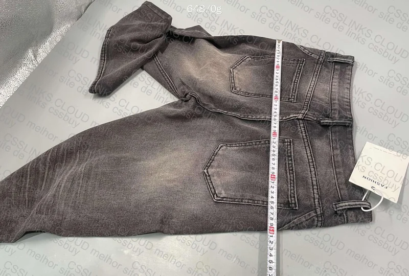 Black Baggy Jeans (with Measurements) 2