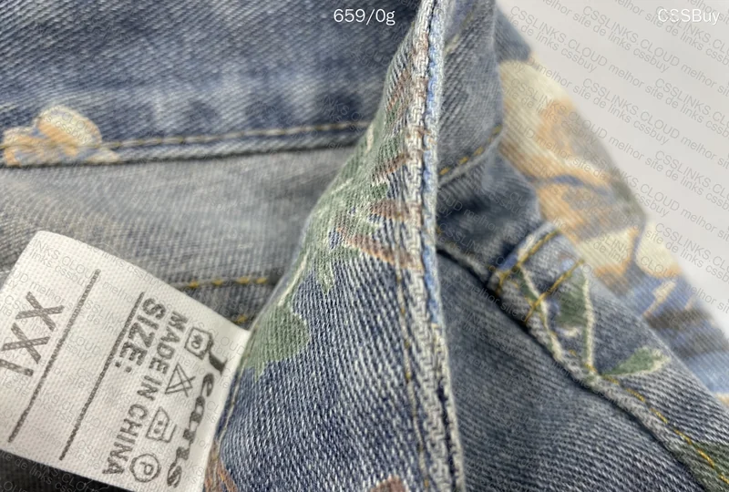Printed Jeans