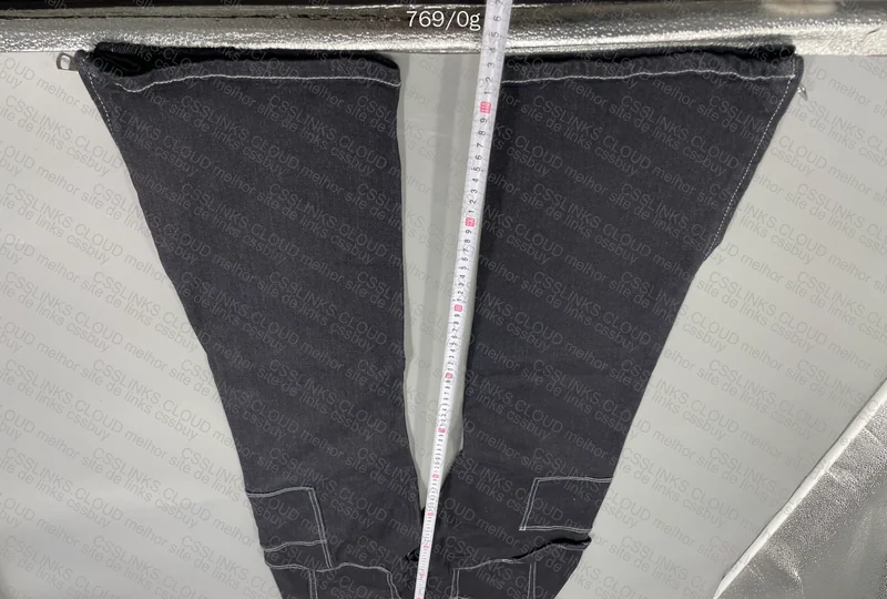 Black Flared Jeans with Questionable White Lines 7
