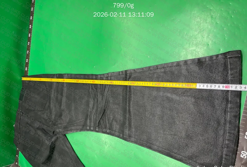 Calça Jeans MIJKO, waxed denim (com medidas) 6