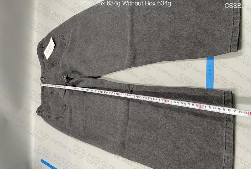 Black Jeans, 40Y Total, with Measurements 2