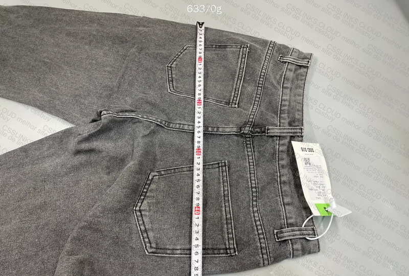 Black Jeans with Measurements