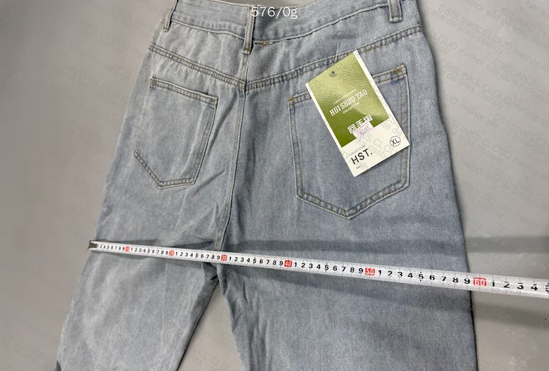 Straight Leg Jeans (with measurements)