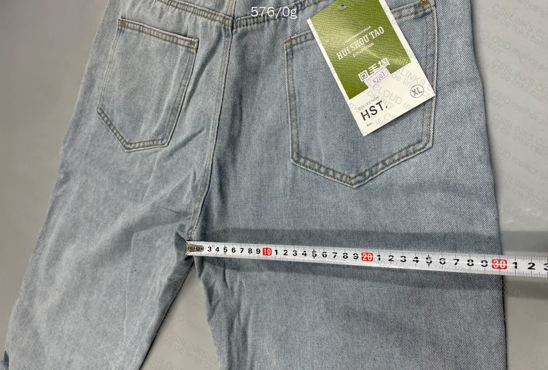 Straight Leg Jeans (with measurements) 4