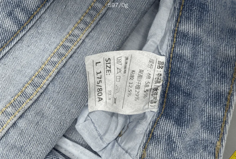 Straight Leg Jeans (with measurements) 6