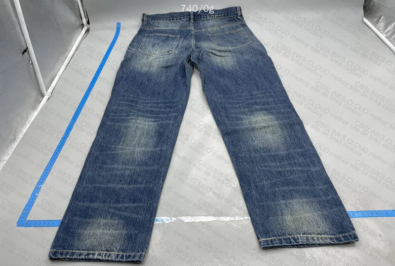 Straight Leg Jeans (with measurements) 2
