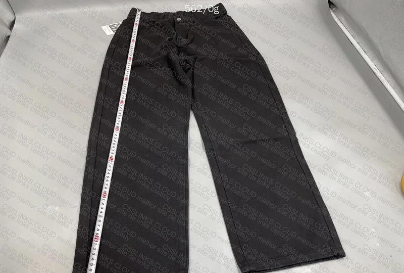 Straight Leg Jeans (with measurements) 4
