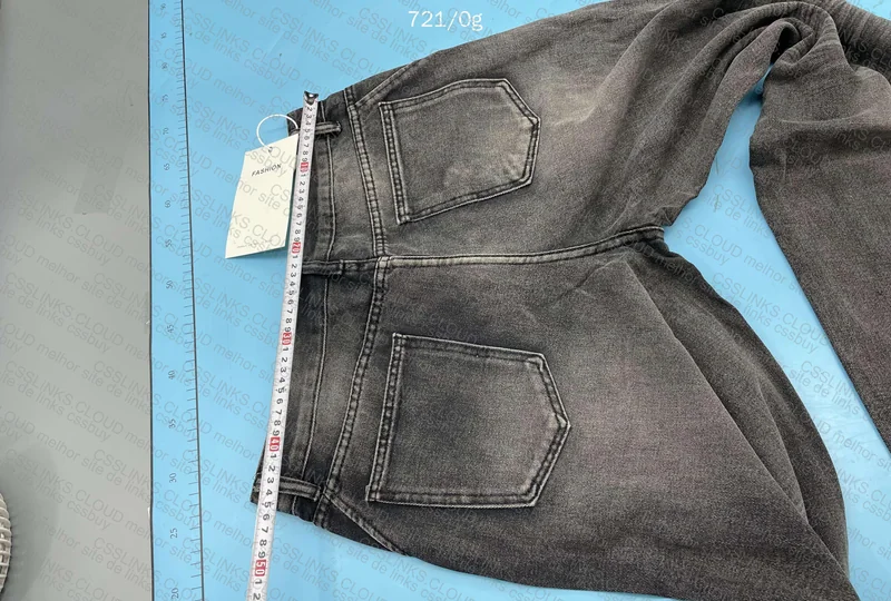 Straight Leg Jeans with Measurements 6