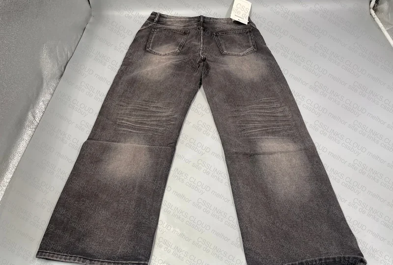 Black Straight Leg Jeans 3