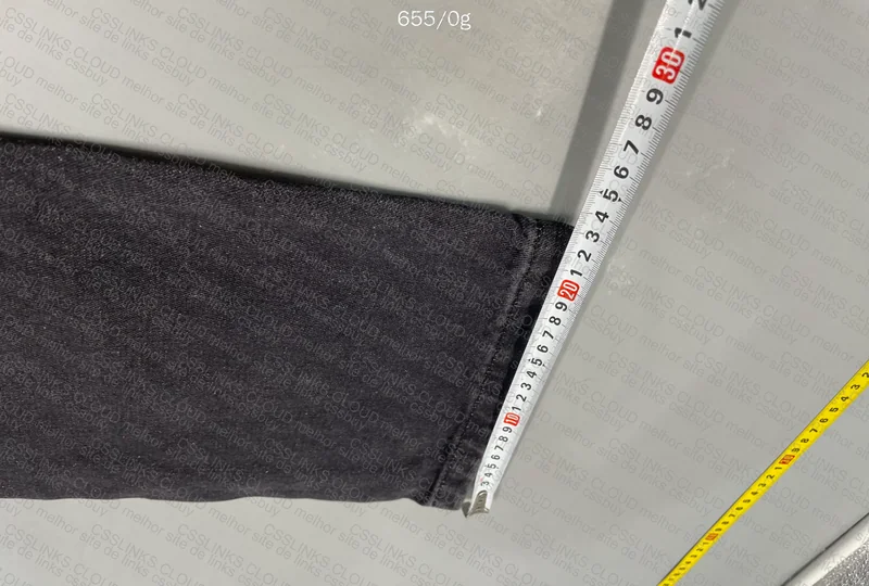 Black Straight Leg Jeans (with Measurements) 2