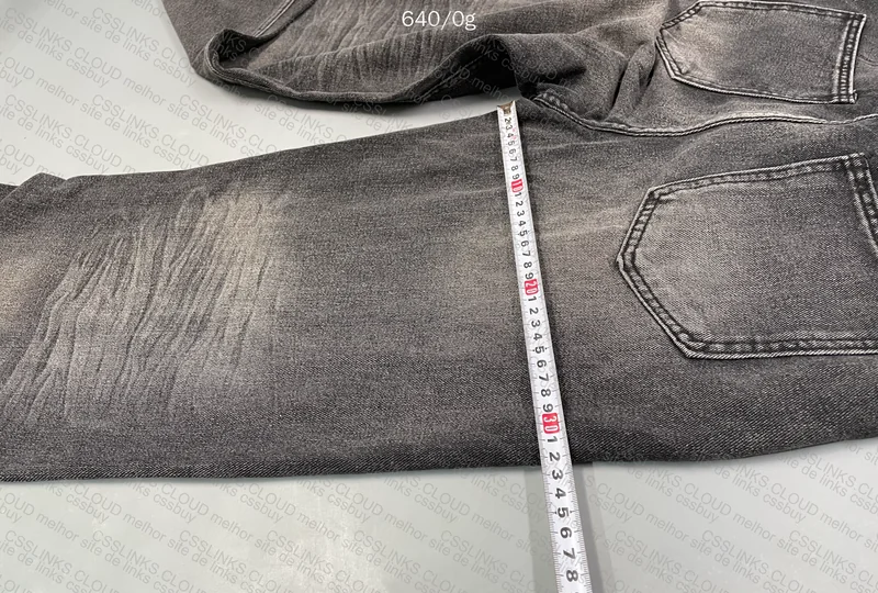 Black Straight/Baggy Jeans (with measurements) 5