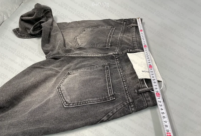 Black Straight/Baggy Jeans (with measurements) 6