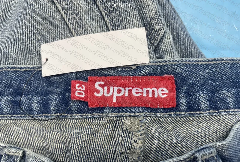 Supreme 'S Logo' Jeans Pants 2