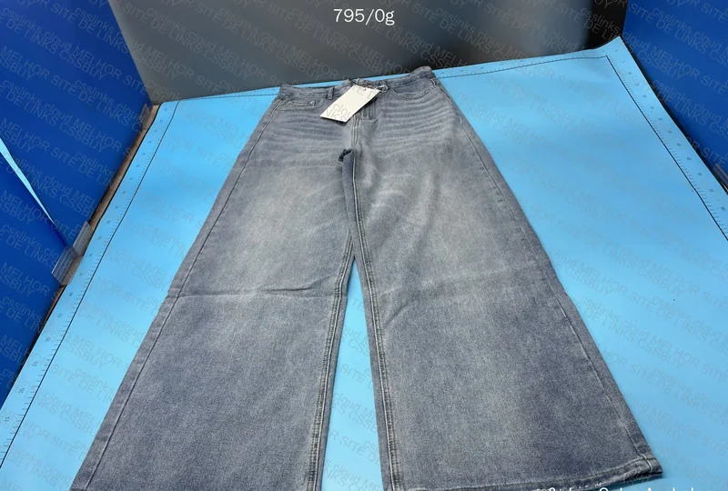 Wide Leg Jeans Pants with Measurements