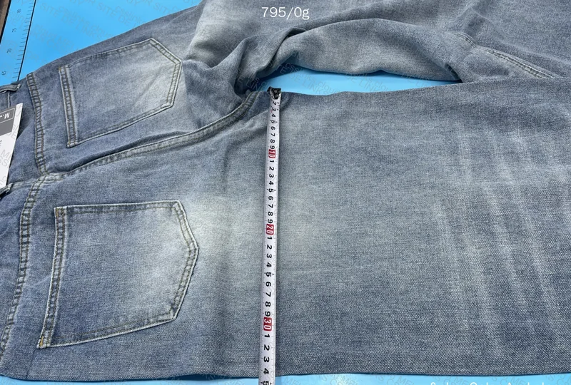 Wide Leg Jeans Pants with Measurements 5