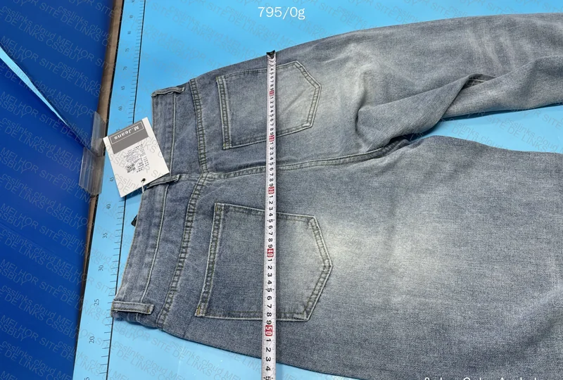 Wide Leg Jeans Pants with Measurements 6