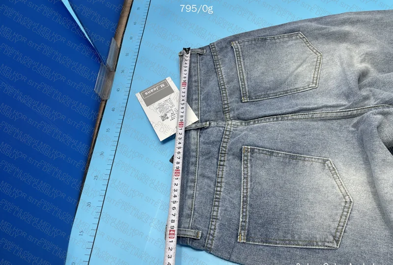 Wide Leg Jeans Pants with Measurements 7
