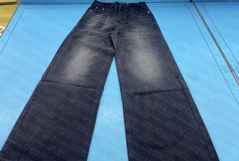 Black Wide Leg Jeans Pants
