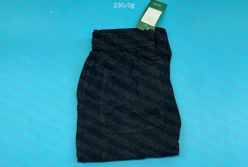 Black Beige Linen Pants 3