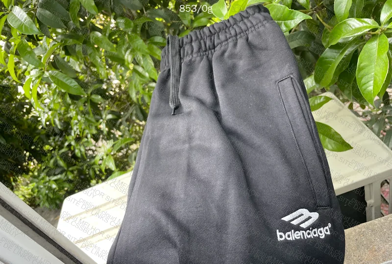 Balenciaga Soccer Sweatpants - Black 7