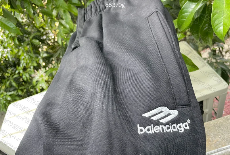 Balenciaga Soccer Sweatpants - Black 8