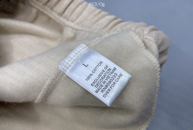 Essentials Sweatpants with Measurements 8