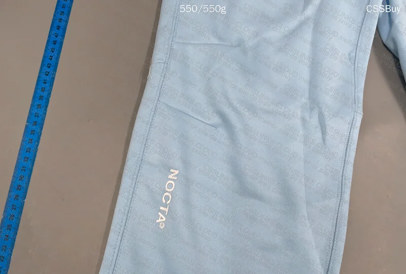 Nike x Nocta Tech Fleece Pants (Baby Blue) 5