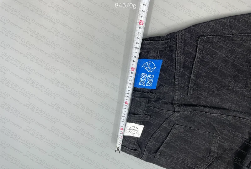 Black Polar Big Boy Pants with Measurements 3