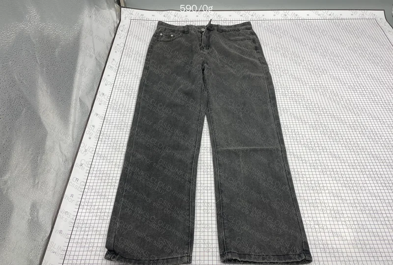 Stonewashed Black Pants 3