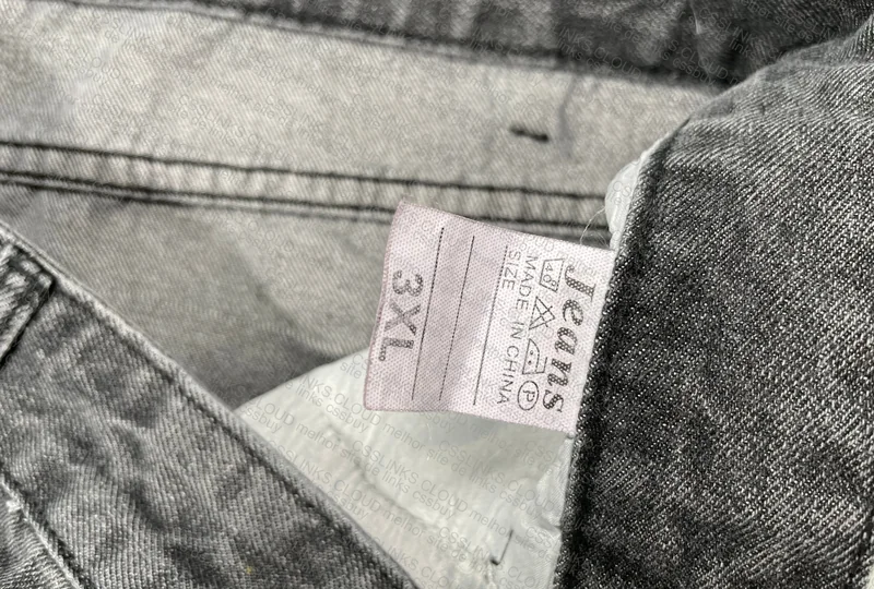 Black Wide Baggy Pants 35y + Measurements 2