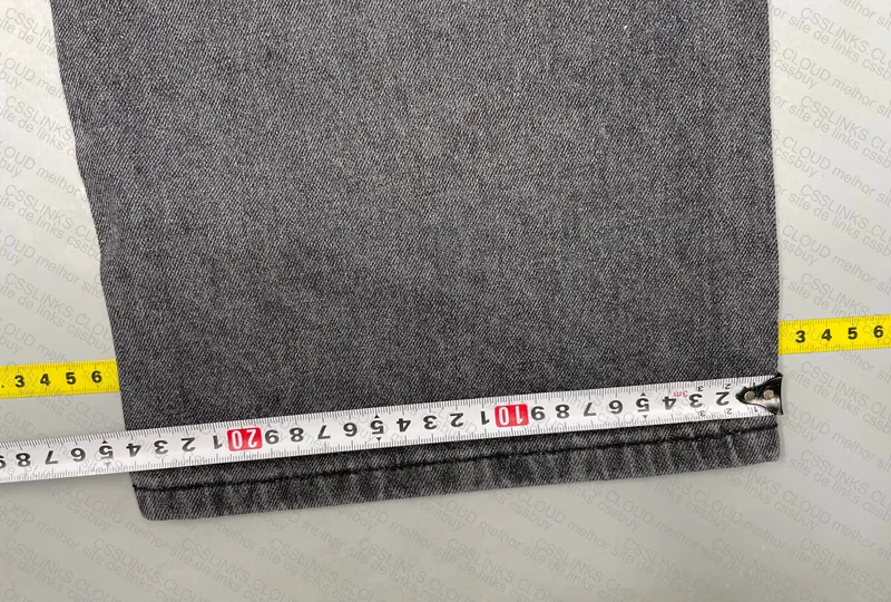 Black Wide Baggy Pants 35y + Measurements 5